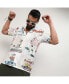 ფოტო #2 პროდუქტის Men's Multicolour Retro Graphic Shirt