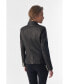 ფოტო #2 პროდუქტის Women's Genuine Leather Blazer Jacket, Natural Grain Black