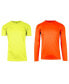 Men's Short Sleeve Long Sleeve Moisture-Wicking Quick Dry Performance Crew Neck Tee-2 Pack