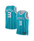 Фото #1 товара Men's and Women's Terry Rozier Teal Charlotte Hornets Swingman Jersey - Icon Edition
