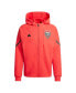 Фото #1 товара Куртка Adidas мужская красная D.C. United 2024 Anthem Travel с регланом и молнией