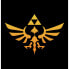 Фото #3 товара Футболка с коротким рукавом The Legend of Zelda Hyrule Logo Чёрный Унисекс