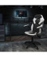 Фото #9 товара Gaming Desk And Racing Chair Set With Headphone Hook, And Monitor Stand