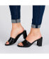 Фото #6 товара Women's Alisia Block Heel Sandals