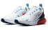 Фото #2 товара Кроссовки Nike Air Max 270 USA Low Top White-Blue-Красный