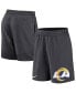 Men's Anthracite Los Angeles Rams Stretch Performance Shorts