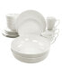 Фото #1 товара Laura 32 Piece Porcelain Dinnerware Set with 2 Serving Bowls