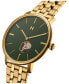 ფოტო #2 პროდუქტის Men's Legacy Slim Automatic Gold-Tone Stainless Steel Watch 42mm