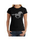 ფოტო #1 პროდუქტის Women's Word Art T-Shirt - Horse Breeds