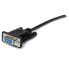 Фото #5 товара StarTech.com 0.5m Black Straight Through DB9 RS232 Serial Cable - M/F - Black - 0.5 m - DB-9 - DB-9 - Male - Female