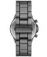 Men's Three Hand Gunmetal Alloy Watch 46mm