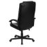 Фото #2 товара High Back Black Leather Executive Swivel Chair With Arms