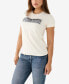 ფოტო #3 პროდუქტის Women's Short Sleeve Sequins Crew T-shirt