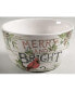 Фото #9 товара Evergreen Christmas 4 Piece Ice Cream Bowl