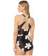 LAUREN Ralph Lauren 264931 Women Twist Back Halter One-Piece Swimsuit Size 6