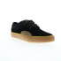 Фото #2 товара Globe Mahalo Plus GBMAHALOP Mens Black Suede Skate Inspired Sneakers Shoes 8