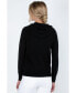 ფოტო #2 პროდუქტის Women's 100% Pure Cashmere Long Sleeve Zip Hoodie Cardigan Sweater (1573, Petal Pink, Medium )