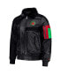 Фото #3 товара Men's x Ty Mopkins Black Boston Celtics Black History Month Satin Full-Zip Jacket