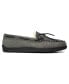 Фото #2 товара Men's Sheepskin Hardsole Moccasin Extended Sizes Slippers