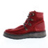 Фото #3 товара Fly London Roxa ROXA067FLY-003 Womens Red Suede Lace Up Casual Dress Boots 36