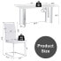 Minimalist Dining Set with Imitation Marble Glass Top