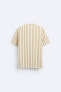 STRIPED TEXTURED T-SHIRT