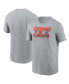 Фото #1 товара Men's Gray Cleveland Browns 2023 NFL Playoffs Iconic T-shirt