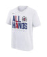 Фото #1 товара Nike Big Boys and Girls White LA Clippers 2024 NBA Playoffs Mantra T-Shirt