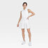 Фото #1 товара Women's Polo Tank Dress - All in Motion White XS