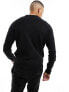 Only & Sons oversized knit jumper in black