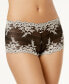 Фото #1 товара Embrace Lace Embroidered Boyshort Underwear Lingerie