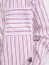Фото #5 товара Wednesday's Girl oversized boyfriend poplin shirt in purple stripe