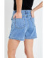 ფოტო #3 პროდუქტის Women's Denim Skort