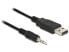 Delock 1.8m USB 2.0-A/2.5mm - 2.5mm - Male - USB Type-A - Male - 1.8 m - Black