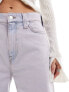 Фото #4 товара Weekday Duchess low waist loose fit baggy jeans in light blue lavender wash