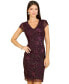 ფოტო #1 პროდუქტის Women's - Cap Sleeve Embellished Dress