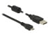 Delock 84902 - 1.5 m - USB A - Micro-USB B - USB 2.0 - Male/Male - Black