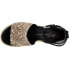 Фото #6 товара Matisse Roma Cheetah Print Espadrille Wedge Womens Black Casual Sandals ROMA-BK