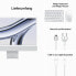 Apple iMac 24" (2023)"Silber M3 Chip mit 8-Core CPU, 8-Core GPU und 16-Core Neutral Engine 24" 1 TB Magic Keyboard – Deutsch macOS 24 GB Gigabit Ethernet Magic Maus