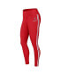 Фото #2 товара Women's Red Tampa Bay Buccaneers Color Block Leggings