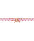 ფოტო #3 პროდუქტის Lab-Created Pink Sapphire Heart All-Around 18" Collar Necklace (31-1/2 ct. t.w.) in Rose-Plated Sterling Silver