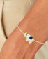 ფოტო #2 პროდუქტის Cubic Zirconia & Enamel Raised Trunk Elephant Bolo Bracelet