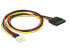 Фото #3 товара Delock 0.4m SATA 15p / 4p - 0.4 m - SATA 15-pin - 4-pin PWM - Male - Male - Straight