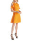 ფოტო #8 პროდუქტის Ruffle Cold Shoulder a Line Knee Length Dress