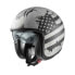 Открытый мотоциклетный шлем Premier Helmets 23 Vintage NT Old Style BM 22.06 Черно-белый, XL - фото #1