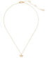 Фото #2 товара kate spade new york gold-Tone Pavé Dragonfly Pendant Necklace, 16" + 3" extender
