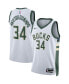 Фото #4 товара Men's and Women's Giannis Antetokounmpo Milwaukee Bucks Swingman Jersey