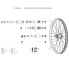 Фото #1 товара SRAM Wheel Decal Kit 3Zero 29 Moto Silver Single Rim Sticker