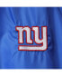 Men's Royal New York Giants Coaches Classic Raglan Full-Snap Windbreaker Jacket