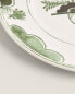 Fruit earthenware dinner plate